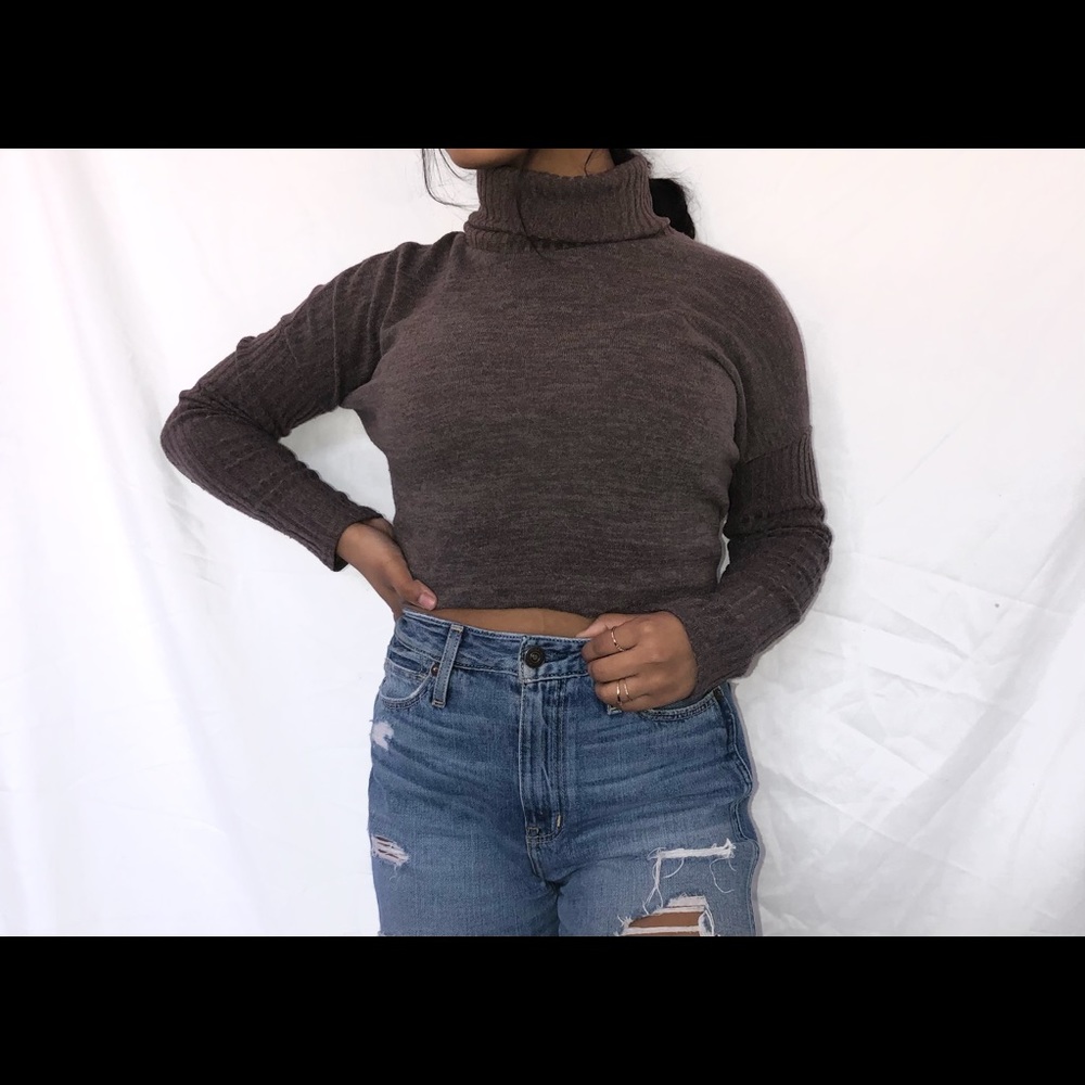 Brown Turtleneck